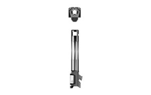 Stainless steel gun barrel replacement part, top view