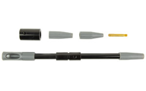 Telescoping rod with interchangeable grip components