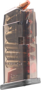 9mm magazine with ammunition visible inside