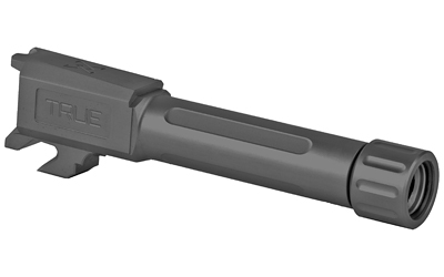 Tactical pistol barrel with threaded end