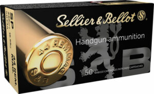 Sellier & Bellot .44 Rem Magnum ammunition box