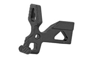Black metal firearm accessory component