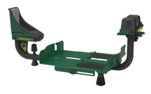 Green rifle shooting rest, Lead Sled model