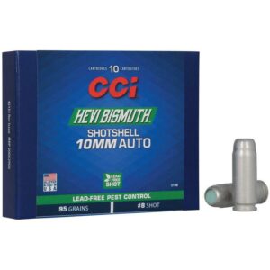 CCI Hevi Bismuth 10mm Auto shotshells, lead-free.