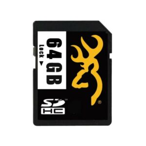 64GB SDHC memory card with a deer logo