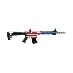 Rifle with American flag design