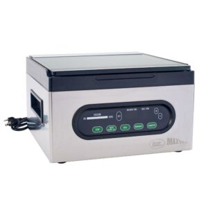 Stainless steel vacuum sealing machine with controls