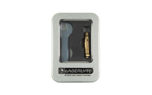 Laser trainer cartridge in metal case