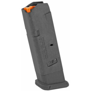 Handgun magazine clip with visible bullet.