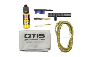 Gun cleaning kit with brushes and oil