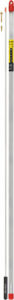 Telescopic measuring rod for precise surveying