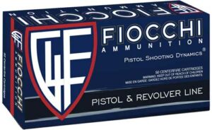 Fiocchi pistol and revolver ammunition box