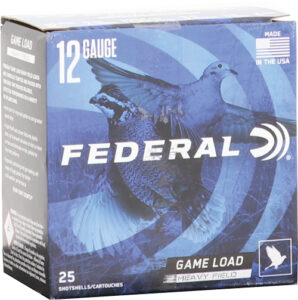 Federal 12 gauge game load shotshells box