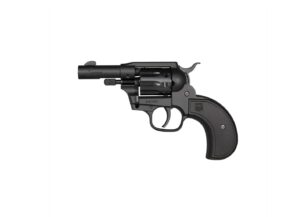 Black revolver with short barrel and black grip