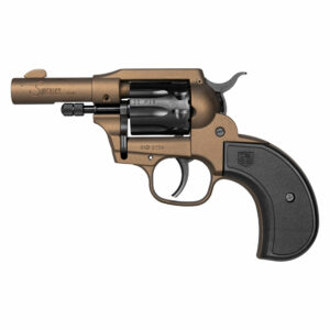 Brown .22 caliber revolver side view