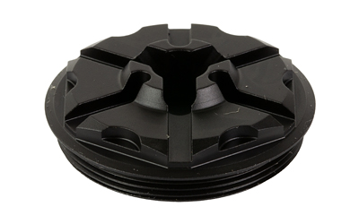 Black mechanical component with threaded base