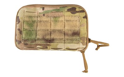 Camouflage tactical pouch with zipper and strap