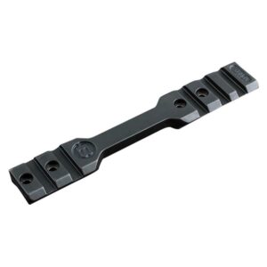 Black mount rail for accessories.