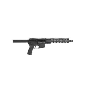 Semi-automatic rifle with a black finish.