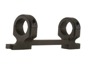 Black rifle scope mount with dual rings