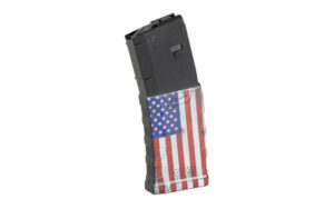 Rifle magazine with American flag design