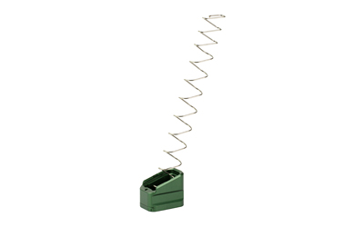 Green mousetrap with spiral metal spring