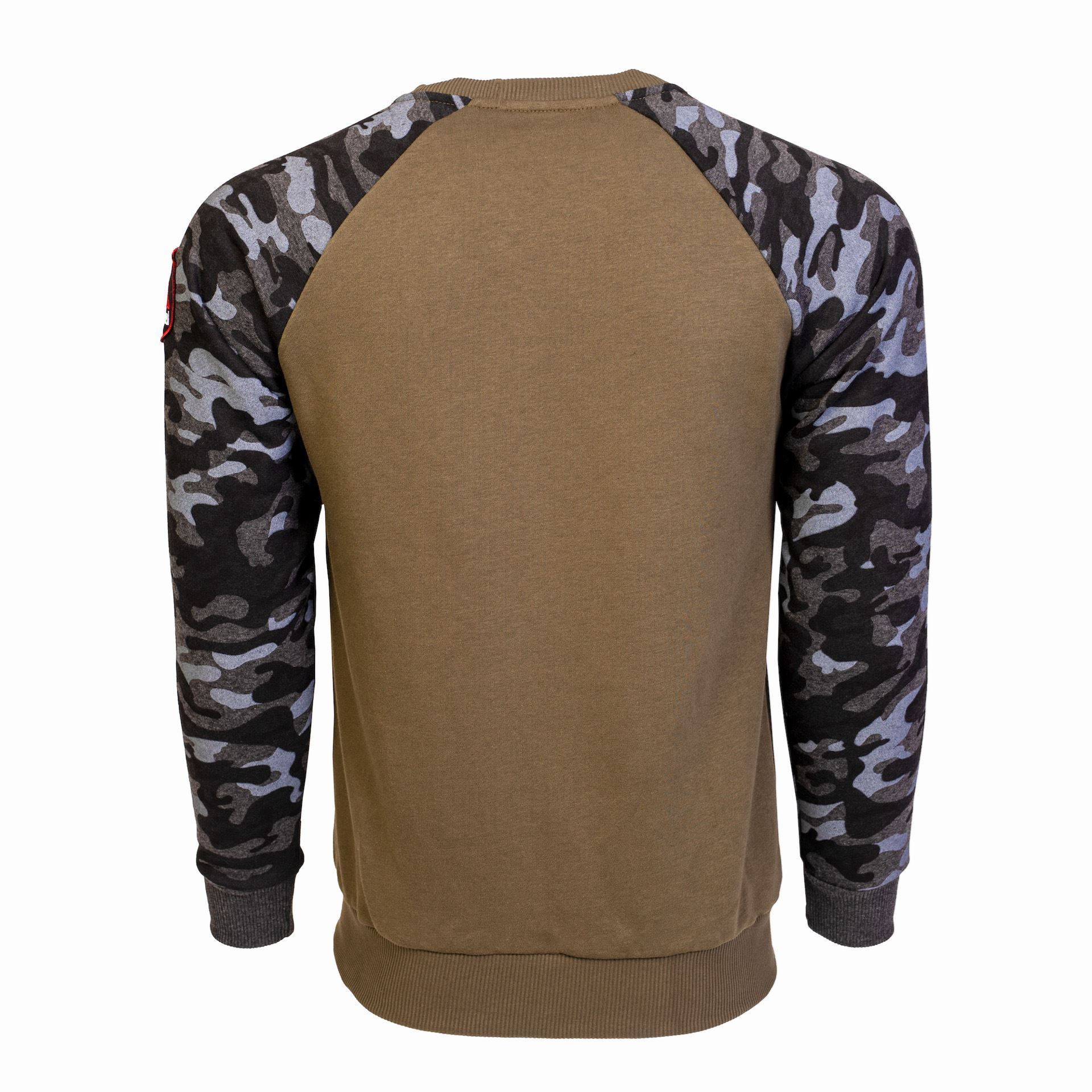 Arsenal XX-Large Khaki / Black Camo Cotton-Poly Standard Fit Pullover Sweater - Image 3