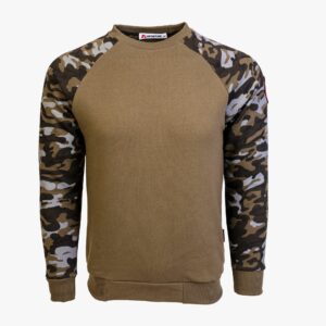 Arsenal XX-Large Khaki / Camo Series Utility Cotton-Poly Standard Fit Pullover Sweater