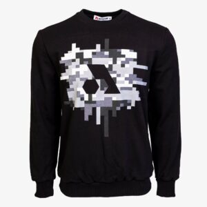 Arsenal Small Black Cotton-Poly Standard Fit Centre Graphic Pullover Sweater