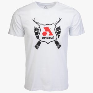 Arsenal Small White Cotton Relaxed Fit Classic T-Shirt