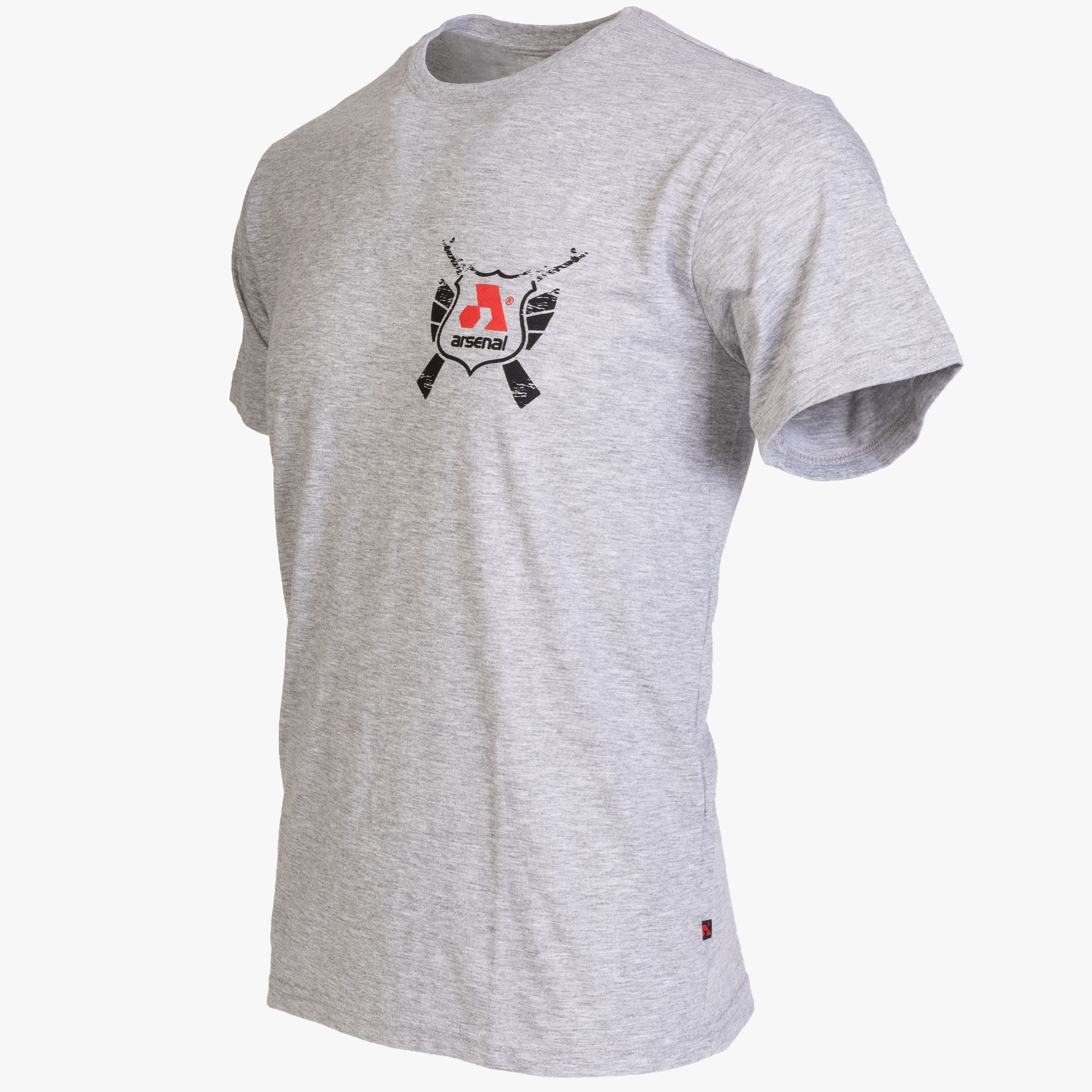 Arsenal Small Gray Cotton Relaxed Fit Classic T-Shirt - Image 2