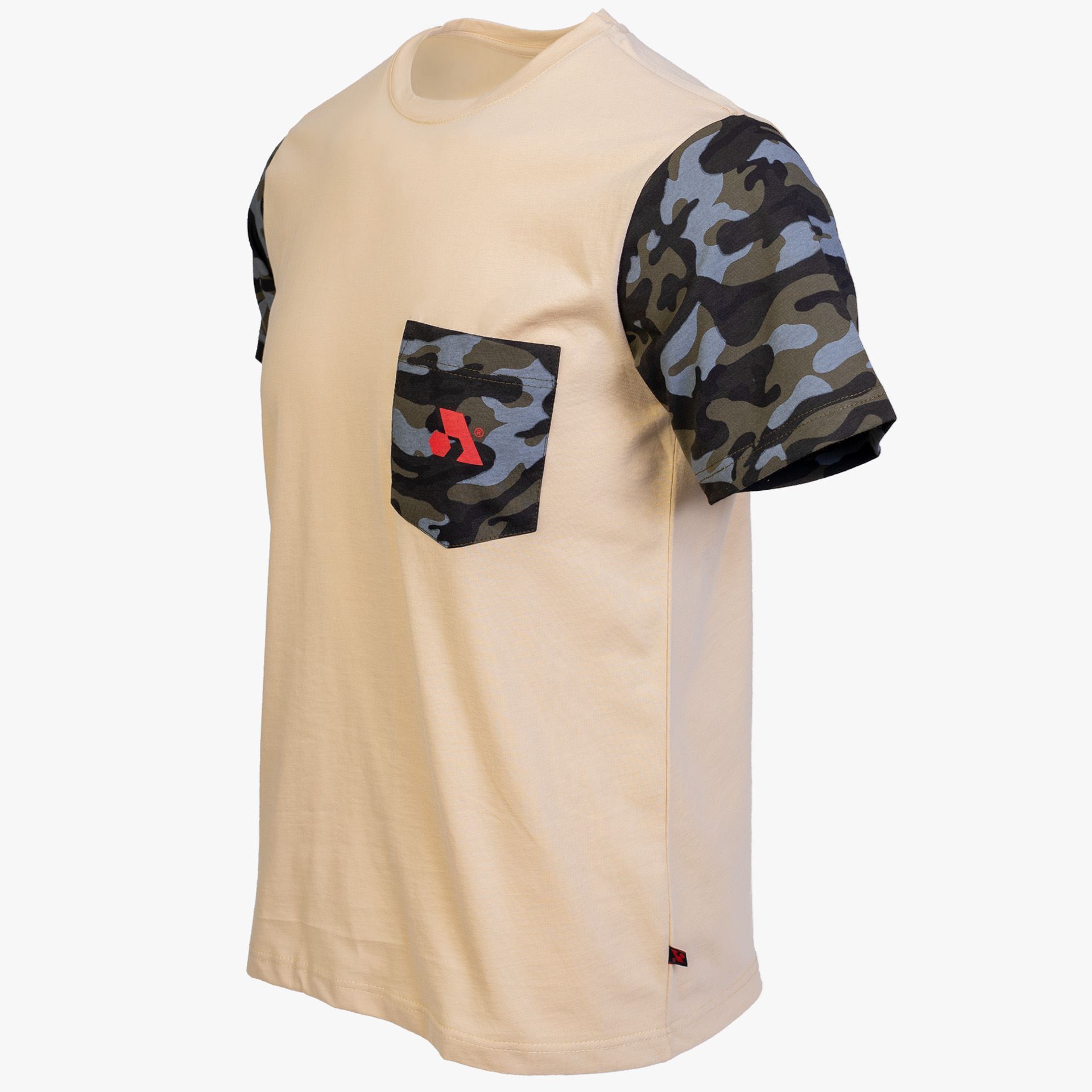 Arsenal Small Beige / Camo Cotton Expedition T-Shirt - Image 2