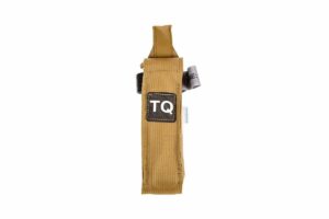 Blue Force Gear Tourniquet NOW! Pouch MOLLE Mounted Helium Whisper w/ CAT tourniquet Coyote Brown