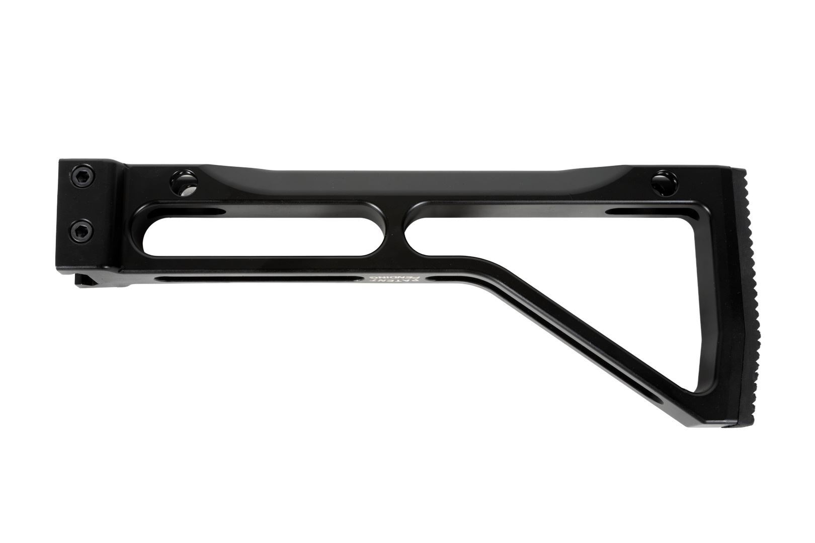 Arsenal CNC Machined Aluminum Tactical Buttstock Assembly 1913 Picatinny Attachment Black