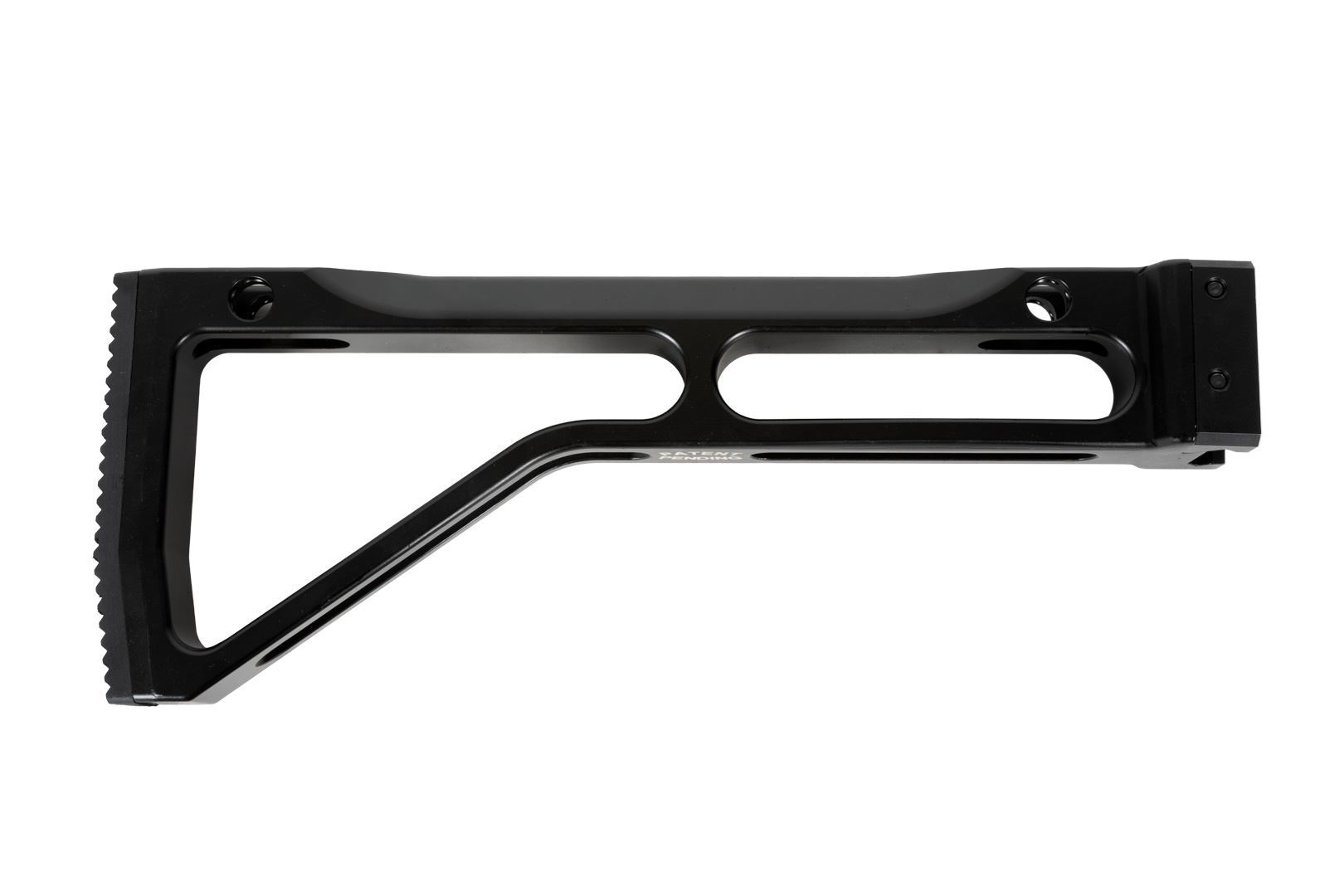 Arsenal CNC Machined Aluminum Tactical Buttstock Assembly 1913 Picatinny Attachment Black - Image 2