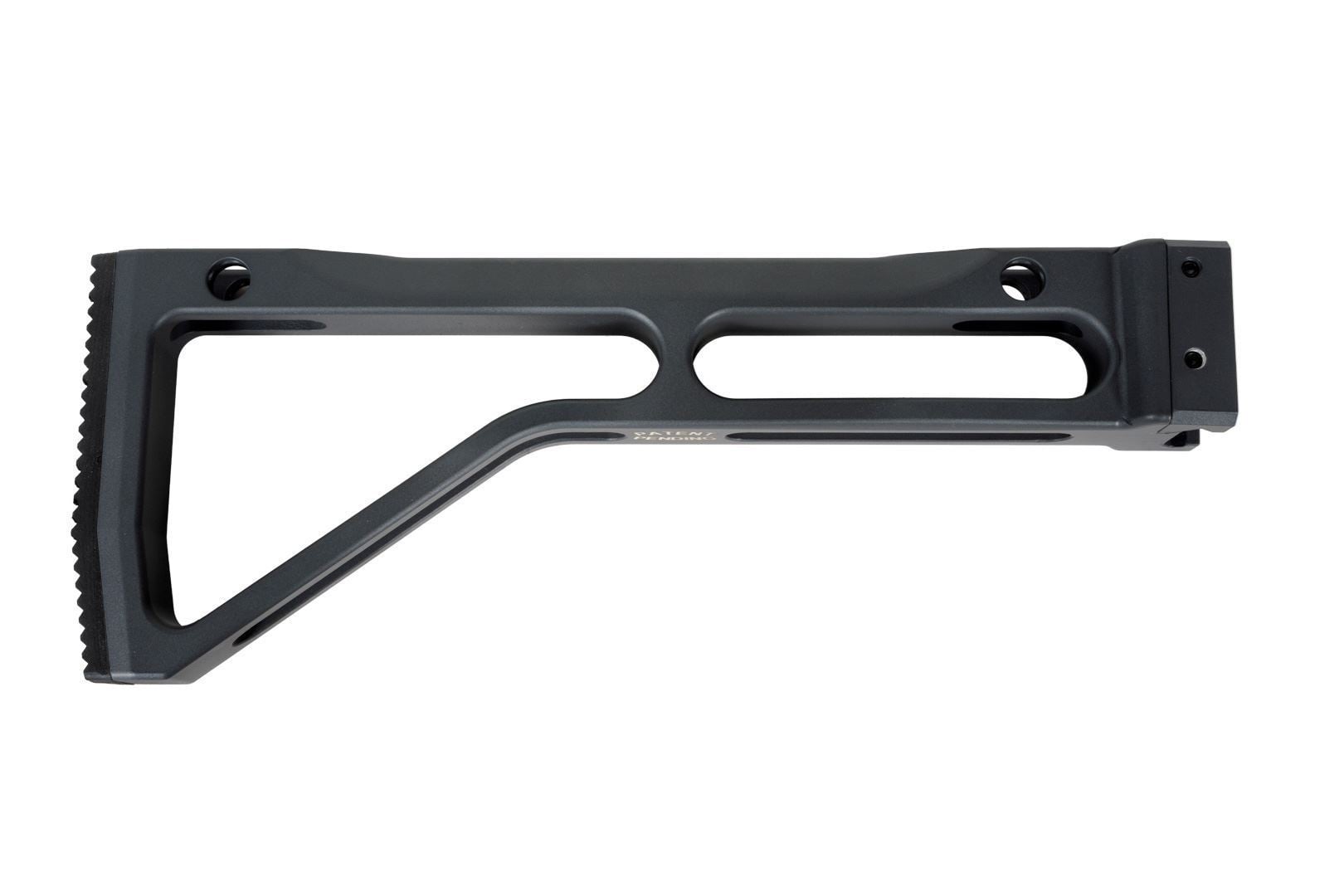 Arsenal CNC Machined Aluminum Tactical Buttstock Assembly 1913 Picatinny Attachment Gray - Image 2
