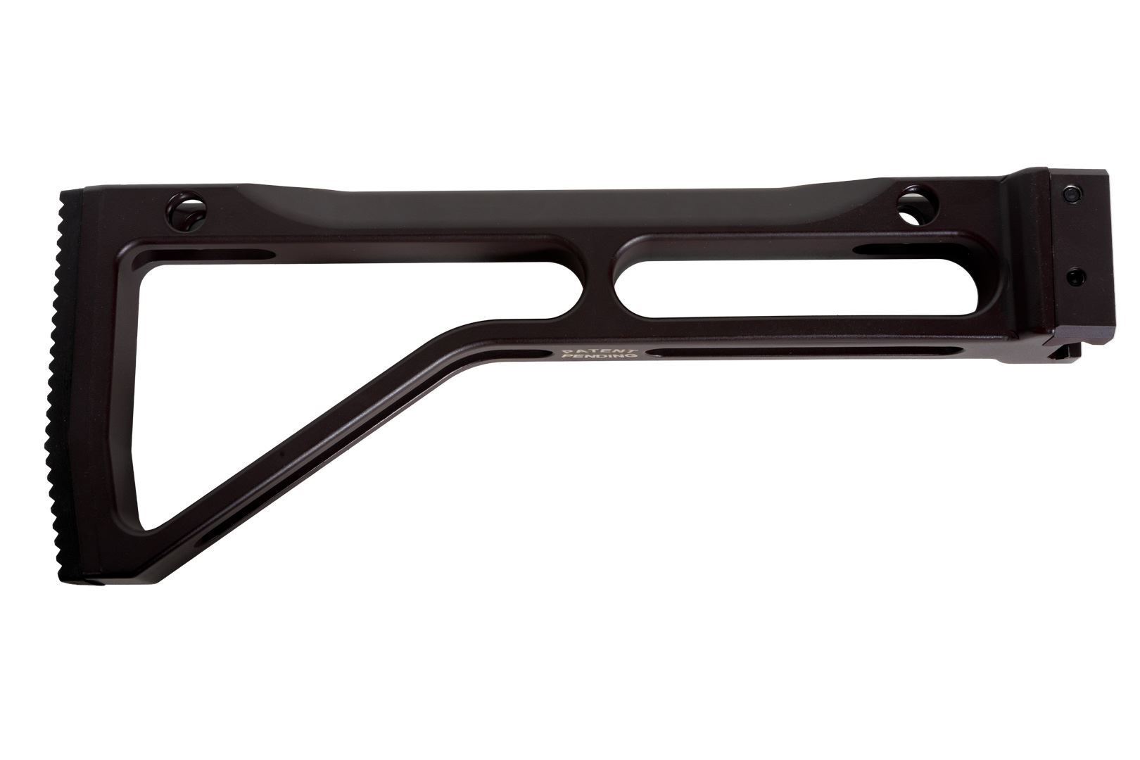 Arsenal CNC Machined Aluminum Tactical Buttstock Assembly 1913 Picatinny Attachment Plum - Image 2