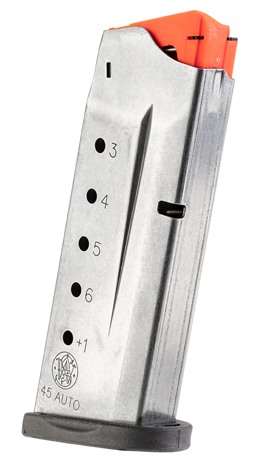 S&W MAGAZINE M&P45 SHIELD - 6RD BLUED STEEL