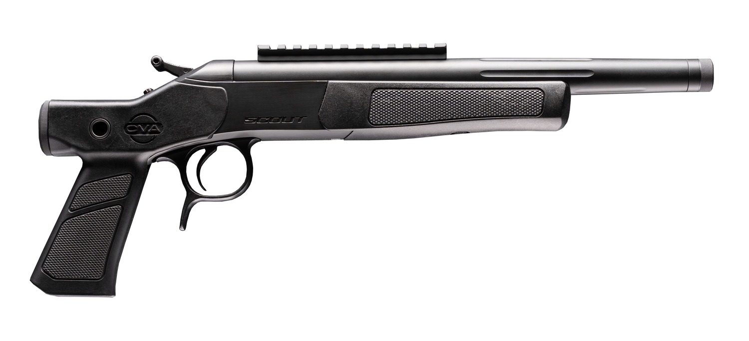 CVA Scout XP Pistol .223 Rem Single Shot 11.5" Threaded Fluted Stainless Steel Barrel w/Graphite Black Stock