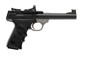 BROWNING BUCK MARK PRACTICAL - 22LR 5.5" BLK/GRAY W/RED DOT
