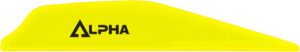 BOHNING ALPHA AR 1250 VANE - 2.8" NEON YELLOW 36PK