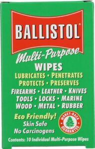 BALLISTOL WIPES 10 WIPES/BOX - MULTI PURPOSE OIL