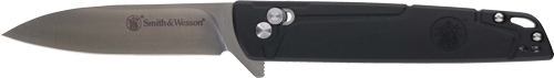 Smith & Wesson KT 24/7 Crossbar Folder Knife 3-1/4" Drop Point Blade Black - Image 2
