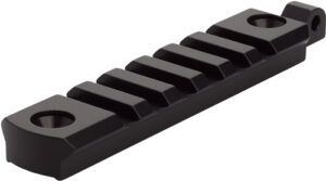 Black Picatinny rail accessory mount