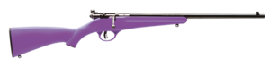 Savage Rascal Single Shot Rifle .22LR 1rd Capacity 16.125" Barrel Purple Stock