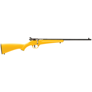Savage Rascal Single Shot Rifle .22LR 1rd Capacity 16.125" Barrel Yellow Stock