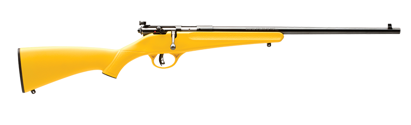 Savage Rascal Single Shot Rifle .22LR 1rd Capacity 16.125" Barrel Yellow Stock