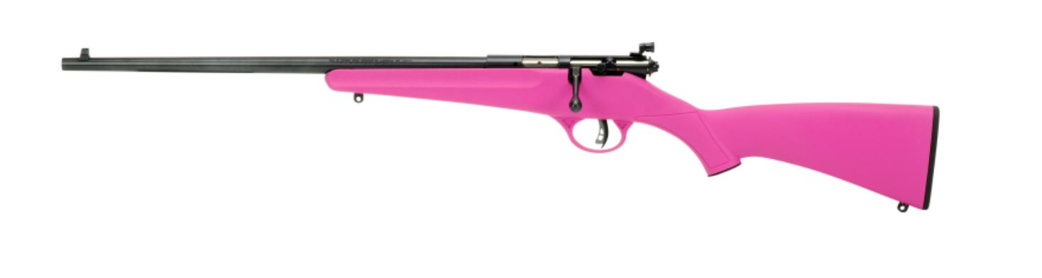 Savage Arms Rascal Left Hand Rifle 22LR Single Shot 16.13" Barrel Pink