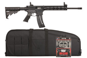 S&W M&P15-22 SPORT 22LR 16.5" - 25-SH W/ EAR BUDS & CASE BLK