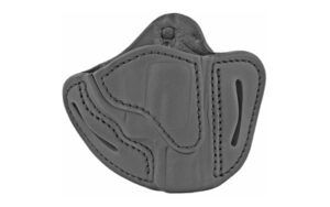 Black leather concealed carry holster